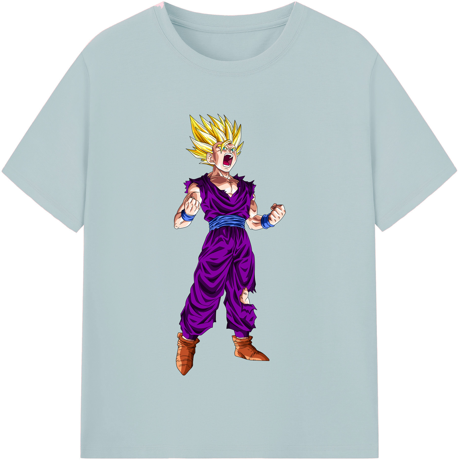 （画像用） ドラゴンボール 孫 悟飯（そんごはん）DRAGON BALL Son Gohan 綿100％半袖Tシャツ（フロントプリント）